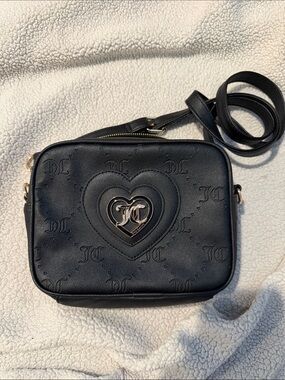 Juicy Couture Black Heart Logo Crossbody